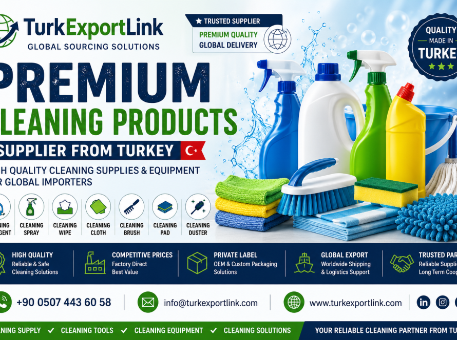 High quality cleaning products and industrial cleaning supplies manufactured in Turkey for worldwide export operations.